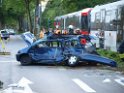 VU PKW KVB Bahn Koeln Vogelsang Venloerst Kohlgrabenweg P142